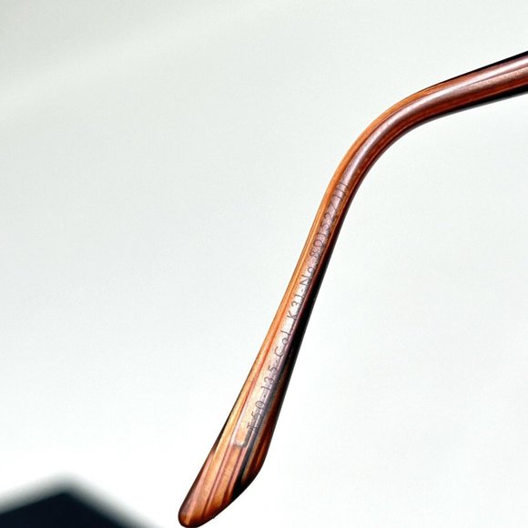 LINDBERG SPIRIT TITANIUM Eyeglasses Rimless Frame Striped Brown K50 Col. K31 - Picture 8 of 16